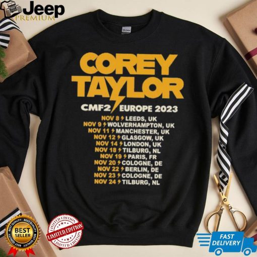 Official corey Taylor CMF2 Europe 2023 Tour T Shirts