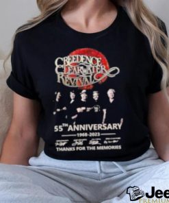 Official creedence clearwater revival 55th anniversary 1968 2023 thank you for the memories shirt