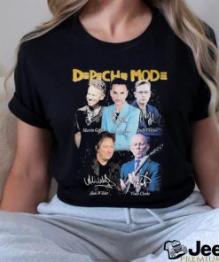 Official depeche mode memento morI signatures shirt