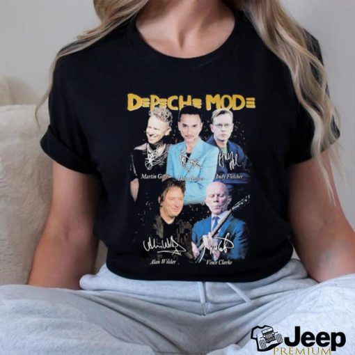 Official depeche mode memento morI signatures shirt