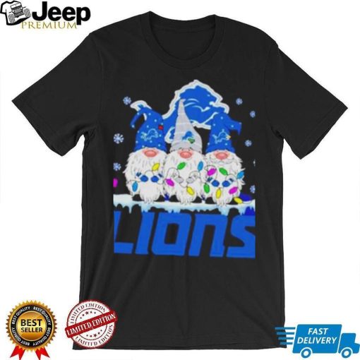 Official detroit Lions Football Gnomes Christmas 2023 shirt