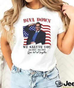 Official diva Down We Salute You George Santos T Shirt