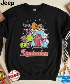 Official florida Seminoles Grinch Nuts Welcome Christmas T Shirt