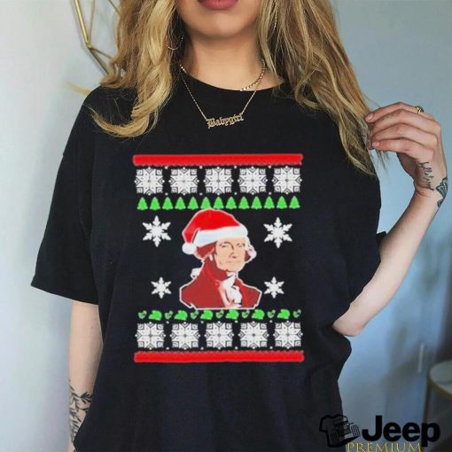 Official george Washington Ugly Christmas T Shirt