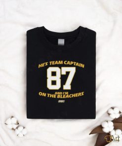 Official he’s Team Captain And I’m On The Bleachers Shirt