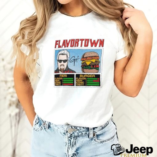 Official hollywood icons homage flavortown jam tri blend shirt