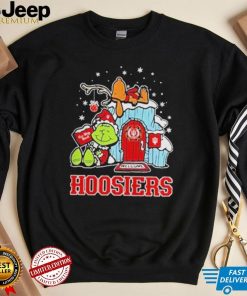 Official indiana Hoosiers Grinch Nuts Welcome Christmas T Shirt