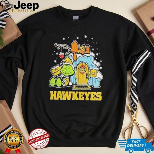 Official iowa Hawkeyes Grinch Nuts Welcome Christmas T Shirt