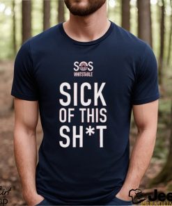 Official jenny jones sos whitstable sick of this shit shirt