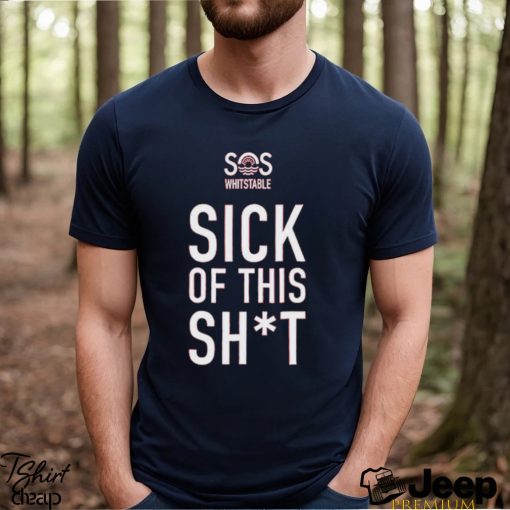 Official jenny jones sos whitstable sick of this shit shirt