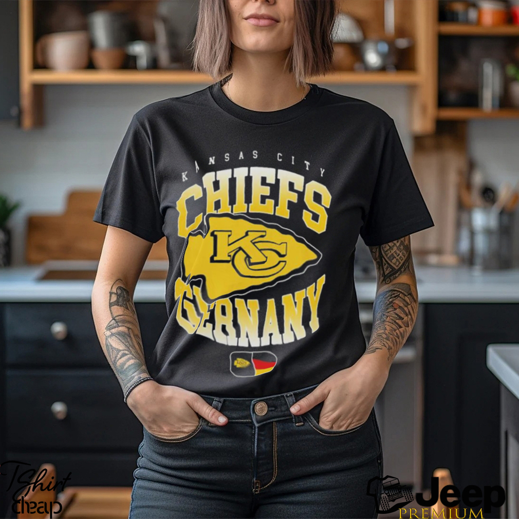 Kc Chiefs Leopard Print Tee Get Cha Life Girl T-Shirt