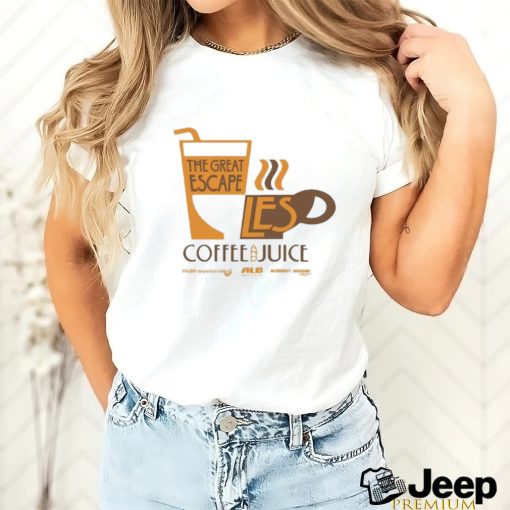 Official larry June Coffee The Great Escape shirt