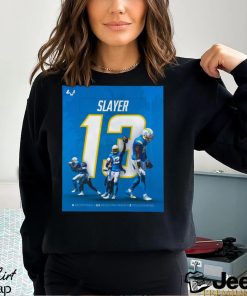 Official los Angeles Chargers Slayer 13 shirt