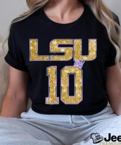 Official lsu nil store angel reese glitter shirt