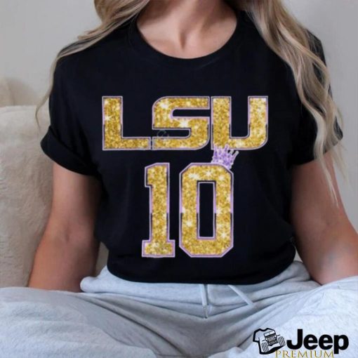 Official lsu nil store angel reese glitter shirt