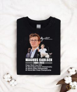 Official magnus Carlsen 2004 2023 Championship Shirt