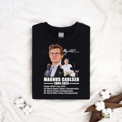 Official magnus Carlsen 2004 2023 Championship Shirt