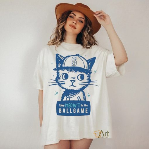 Official mariners take meow’t to the ballgame shirt