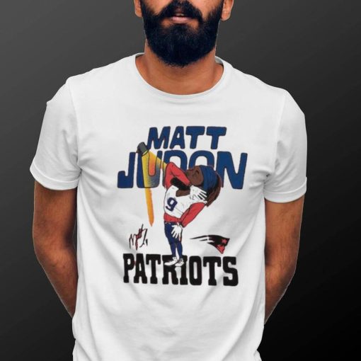 Official matthew Judon New England Patriots Homage Caricature Player Blend Tri T Shirt