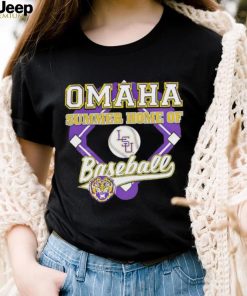 Official men’S College World Series 2023 Lsu Tigers Omaha Summer Home Of Baseball shirt