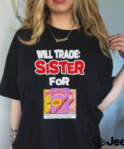 Official men’s Will trade sister for Backwoods shirt