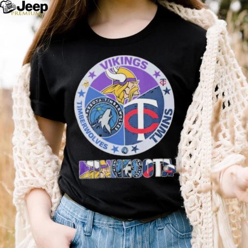 Official minnesota Vikings Twins And Timberwolves City Champions Shirt