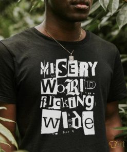 Official misery Worldwide Explicit Print T Shirt