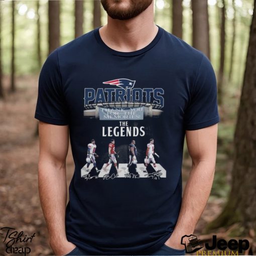 Official new england Patriots the legends thank you for the memories signature 2023 shirt