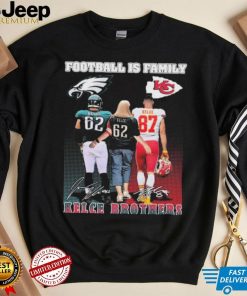 Official official Football Is Family Kelce Brothers Jason Kelce Sexy Batman And Travis Kelce Big Yeti Signatures shirt