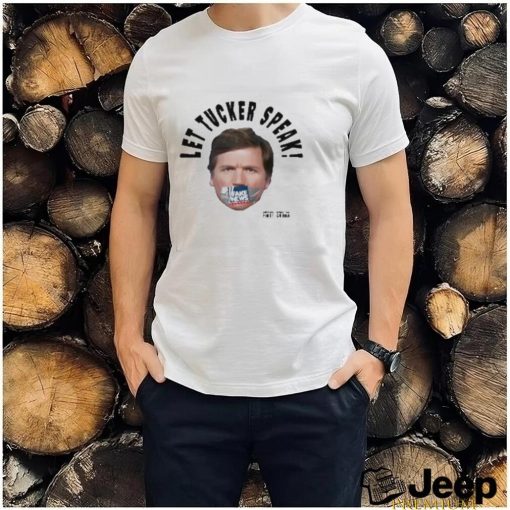 Official official Sebastian Gorka Store Let Tucker Speak T Shirt