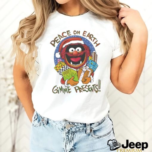 Official peace On Earth Gimme Presents T Shirt