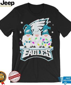 Official philadelphia eagles football gnomes christmas 2023 shirt