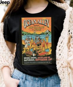 Official poster OCEAN ALLEY September 2023 Spark Arena, Auckland, NZ Shirt