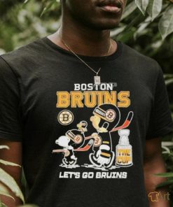 Official quality the Peanuts Snoopy Boston Bruins 2023 stanley cup playoff let’s go Bruins shirt