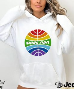 Official rainbow logo pan am T shirts