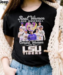 Official real Women Love Baseball Smart Women Love The LSU Tigers Shirt