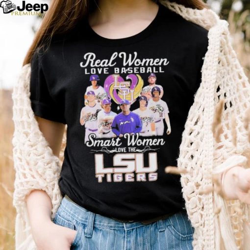 Official real Women Love Baseball Smart Women Love The LSU Tigers Shirt