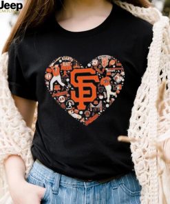 Official san Francisco Giants Icons Heart Shirt