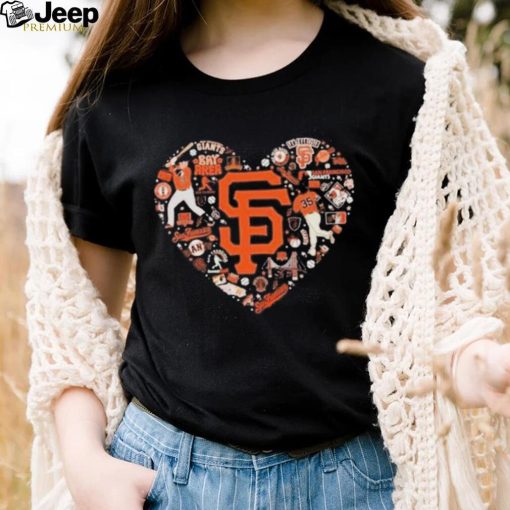 Official san Francisco Giants Icons Heart Shirt