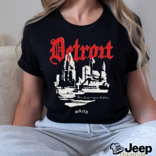 Official sana detroit store distressed 3d detroit shirt