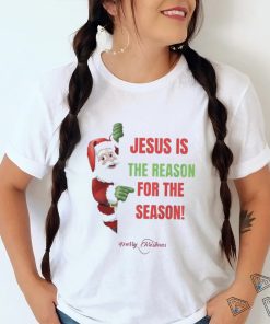 Official santa Claus Jesus Is The Reason For The Season Merry Christmas Shirt