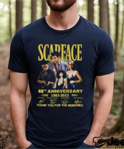 Official scarface 40th Anniversary 1983 – 2023 Thank You For The Memories T Shirt