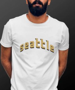 Official seattle City Connect Wordmark T Shirt