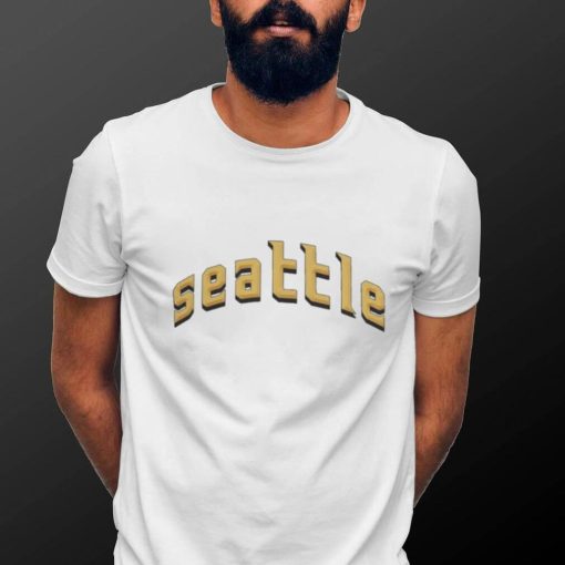 Official seattle City Connect Wordmark T Shirt