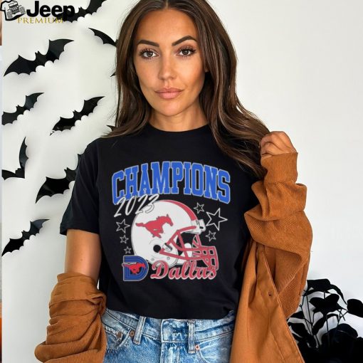 Official smu 2023 Football Champions Tee SMU Mustangs Shirt