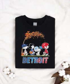 Official snoopy Detroit Sport Teams Happy Halloween 2023 T Shirt