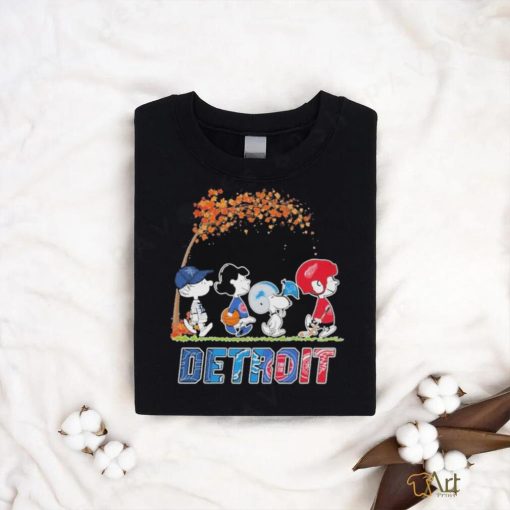 Official snoopy Detroit Sport Teams Happy Halloween 2023 T Shirt