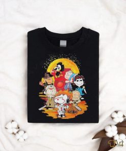 Official snoopy Peanuts horror movies halloween T shirt