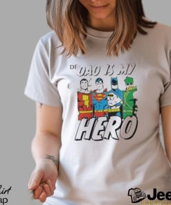 Official superhero DC comics dad is my hero fathers day Shirt