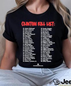 Official telosarchive Clinton Kill List shirt